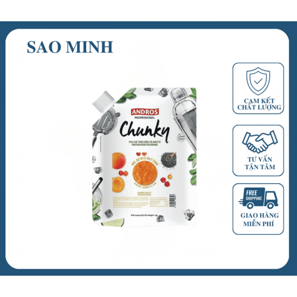 Mứt Chunky Mơ, Sơ Ri Và Hạt Chia 1Kg